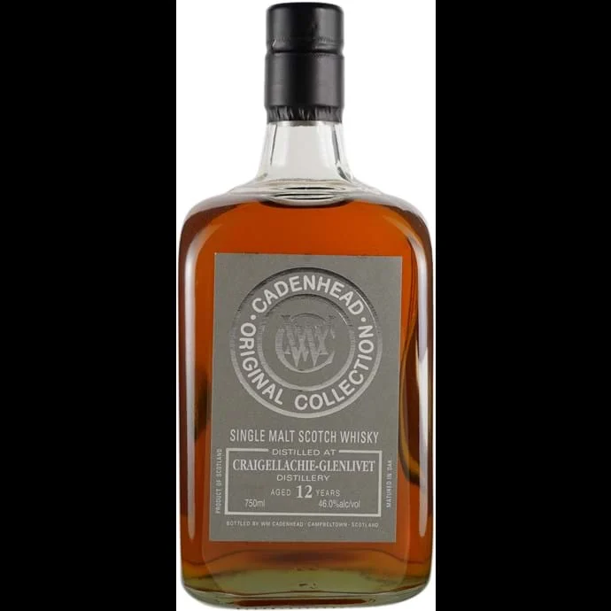 Cadenhead's Craigellachie 12 year Old Unchillfiltered Scotch Whisky - Whiskey