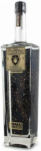 Tequila El Cartel Silver Gold Flakes