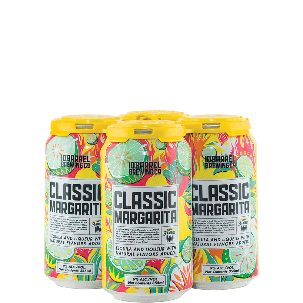 10 Barrel Margarita Ready To Drink Cocktail (4) Pack Cans