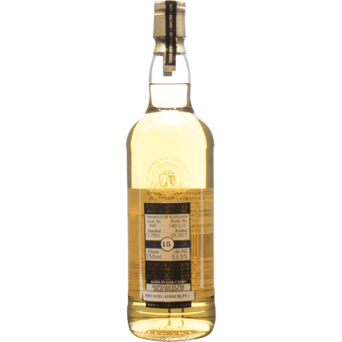 Dimensions Bruichladdich 15 Year Single Malt Scotch Whisky - Whiskey