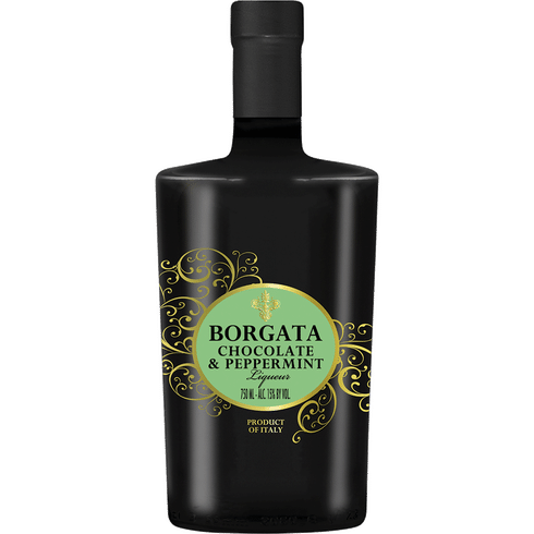 Licor de chocolate y menta Borgata
