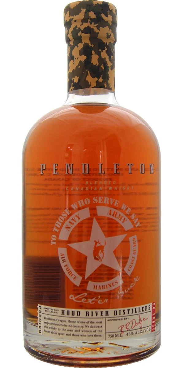Pendleton Armed Forces Blended Canadian Whisky - Whiskey