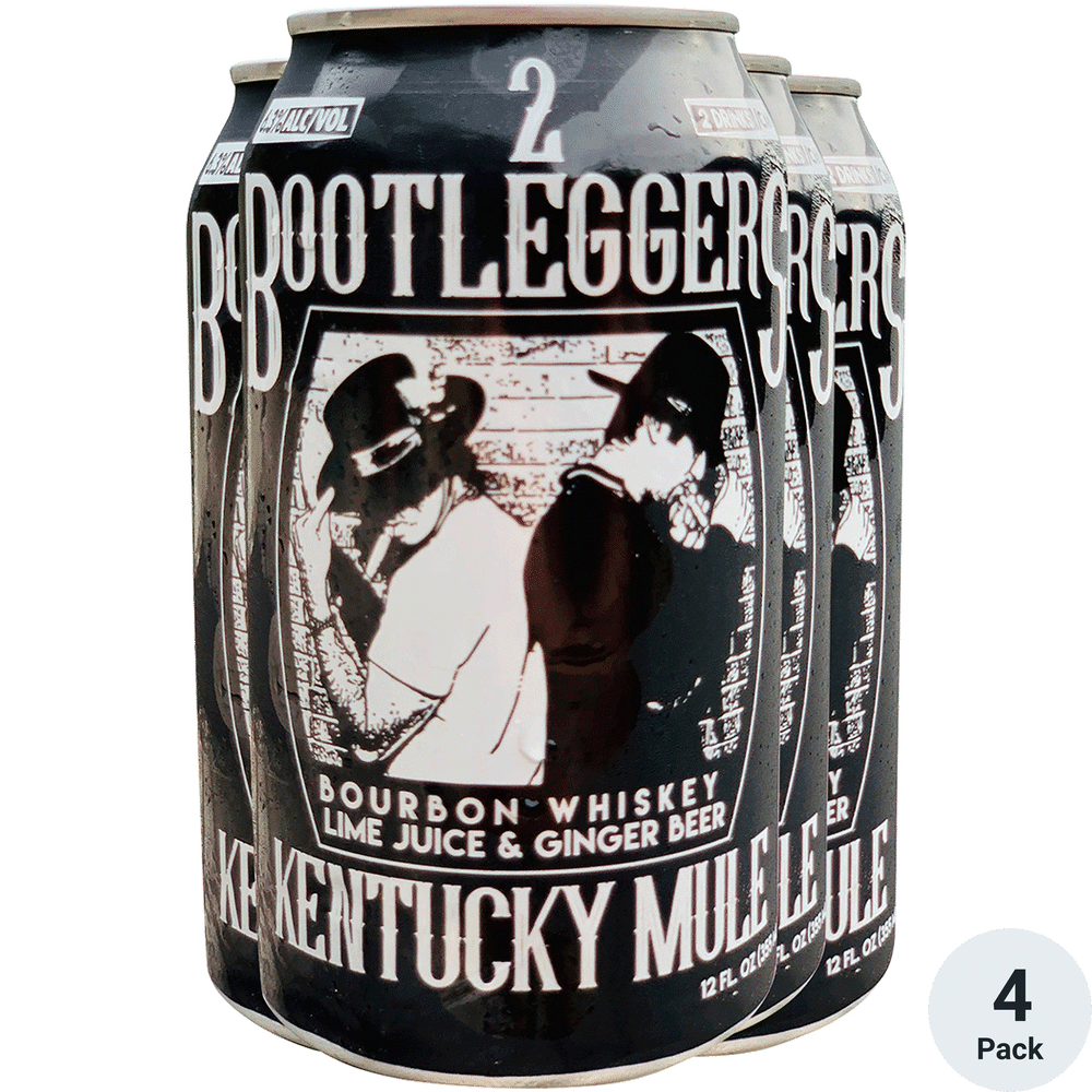 2 Bootleggers Kentucky Mule Ready To Drink Cocktail (4) Pack Cans