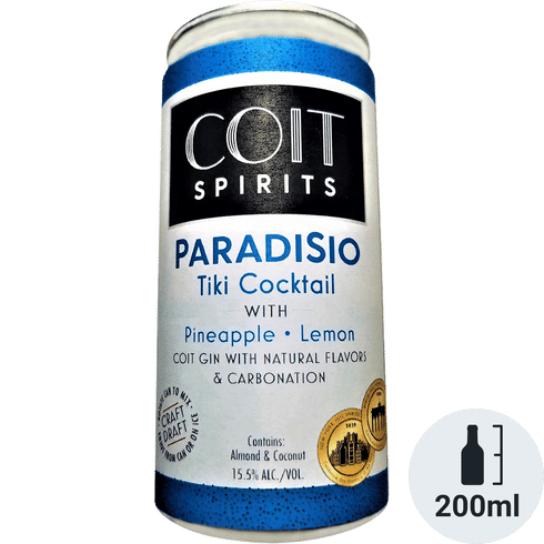Coit Spirits Paradisio Tiki Ready To Drink Cocktail | (4)*200ML