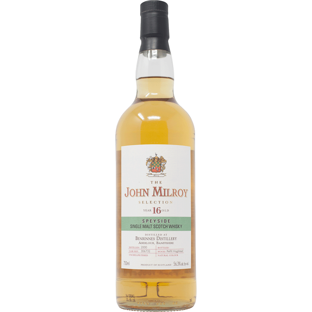 The John Milroy Selection Benrinnes 16 Year Old Speyside Single Malt Scotch Whisky