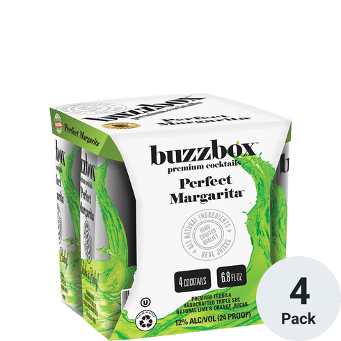 BuzzBox Perfect Margarita Ready To Drink Cocktail