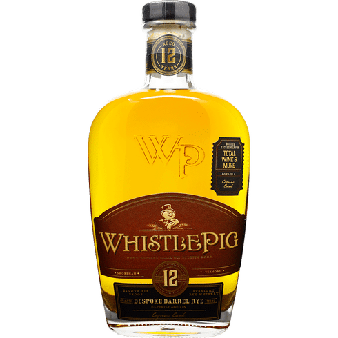 WhistlePig 12 Year Old World Rye Bespoke Blend Barrel Select Whiskey