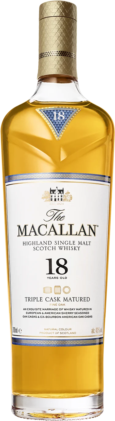 The Macallan 18 Years Old Triple Cask Single Malt Whisky - Whiskey