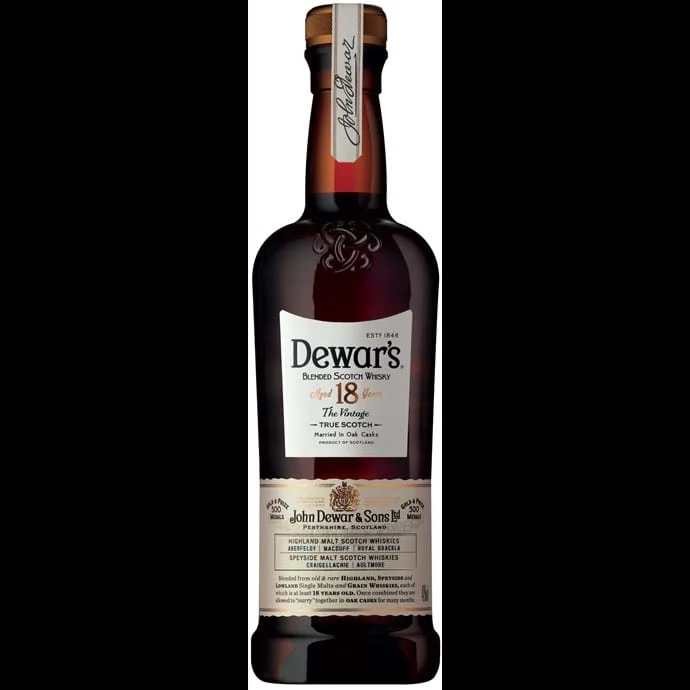 Dewars 18 year Old Founder's Reserve Blended Scotch Scotch Whisky - Whiskey