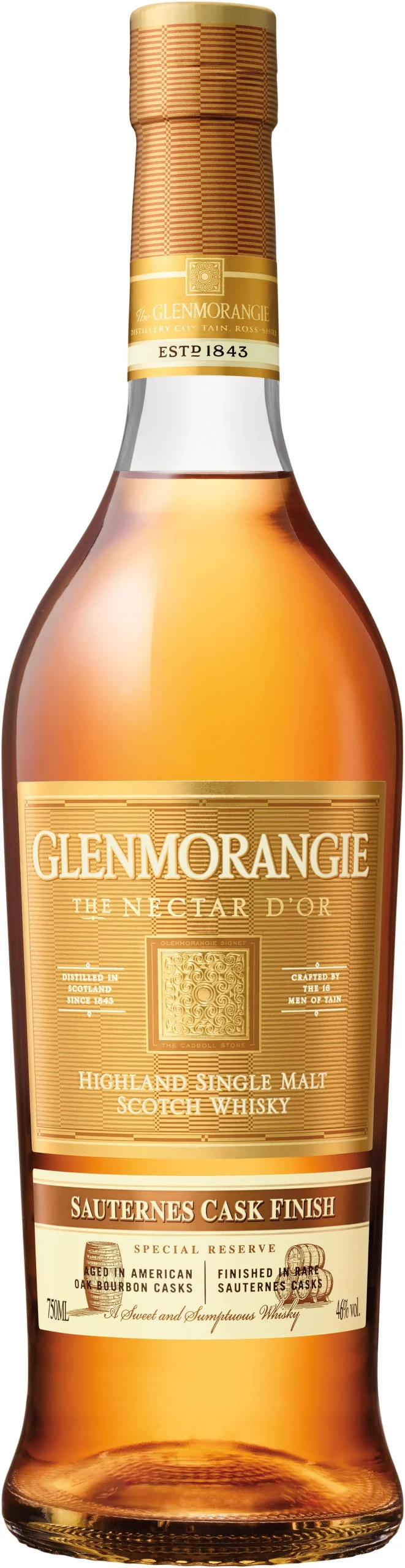 Glenmorangie Nectar D'Or Sauternes Cask 12 Year Old Scotch Whisky - Whiskey