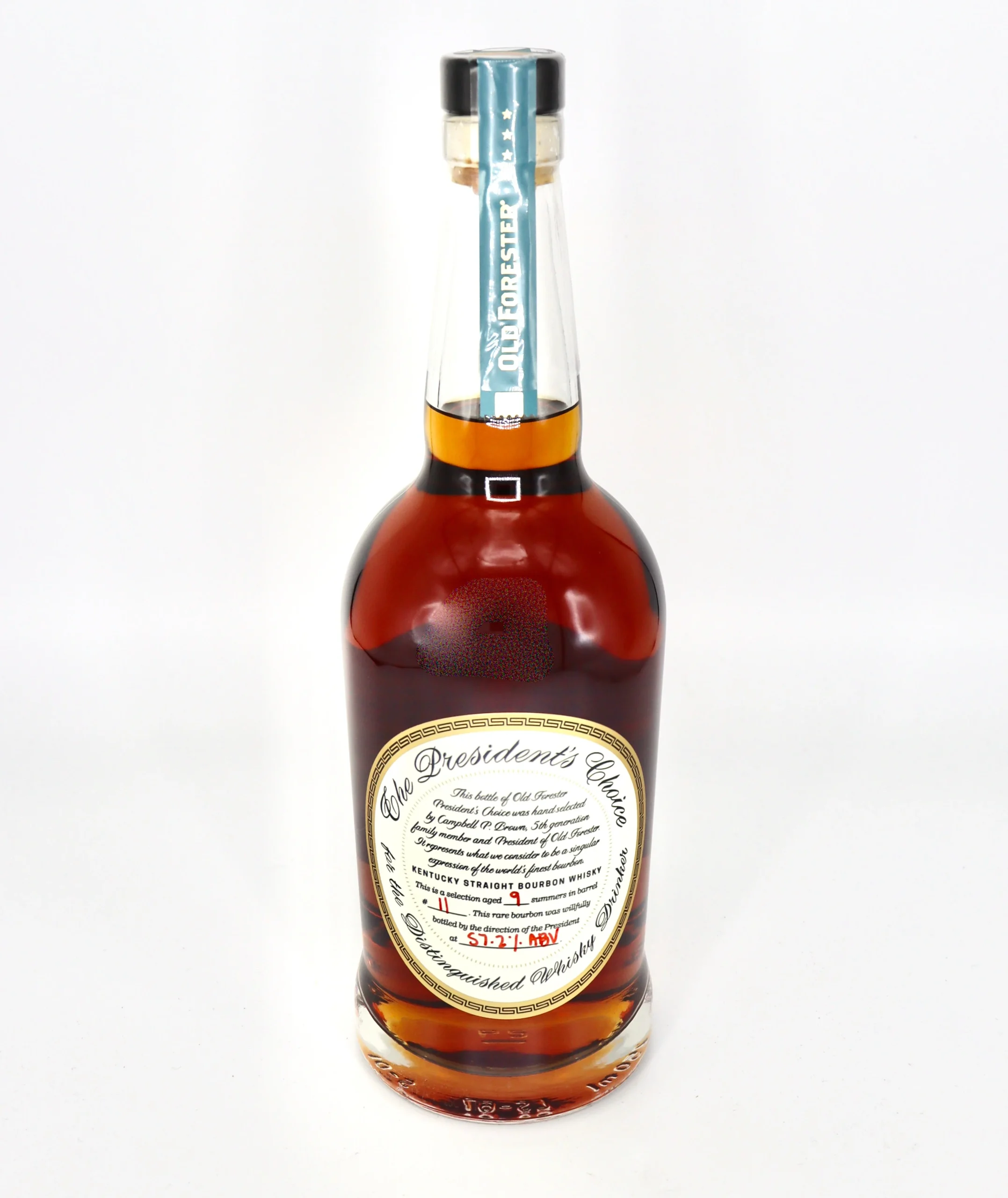 Old Forester President’s Choice Aged 9 Summers in Barrel #011 Kentucky Straight Bourbon Whiskey
