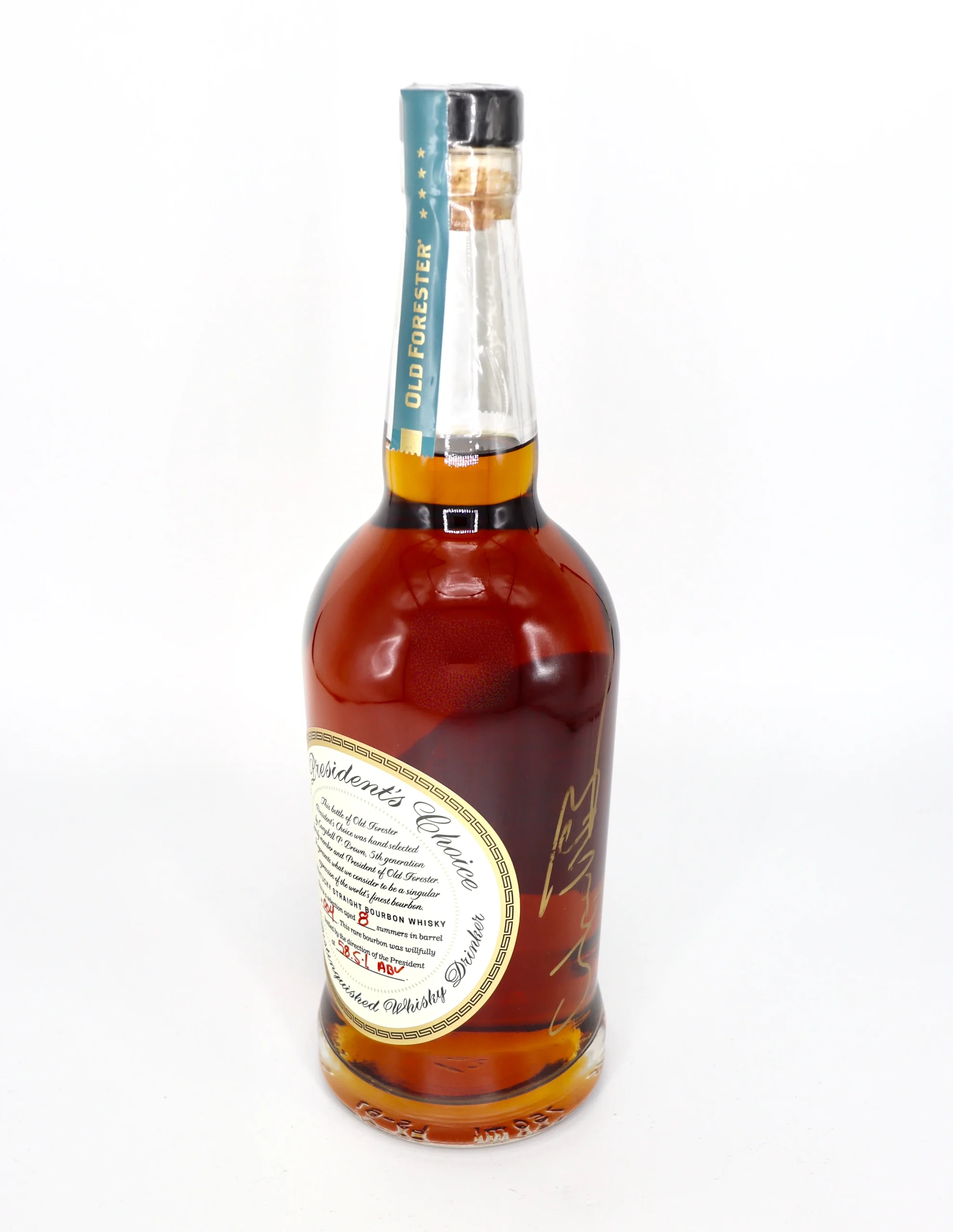 Old Forester President’s Choice Aged 8 Summers in Barrel #004 Kentucky Straight Bourbon Whiskey