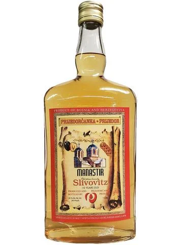 Manastir Gold Slivovitz 10 Year Old Plum Brandy | 1L