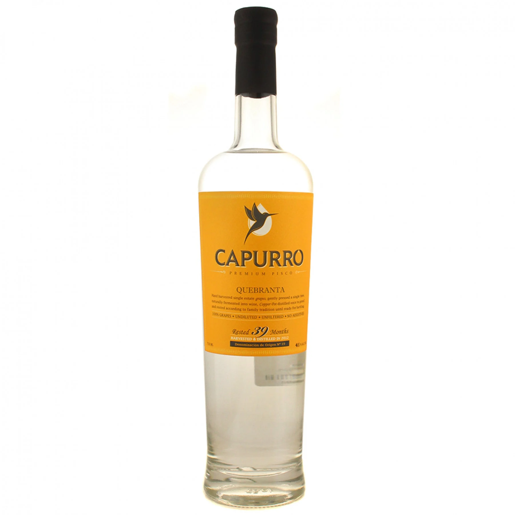 Pisco Capurro Premium Quebranta