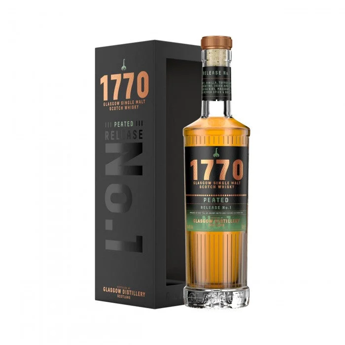 Whisky escocés de malta única 1770 Peated Release No.1 - Whiskey