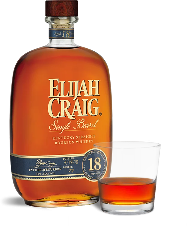 Elijah Craig 18 Year Kentucky Straight Bourbon Whiskey
