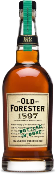 Old Forester 1897 Bottled in Bond Kentucky Straight Bourbon Whisky - Whiskey