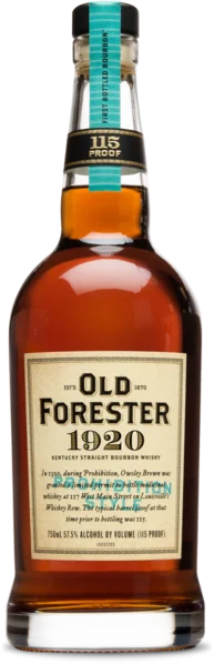 Whisky bourbon puro de Kentucky Old Forester 1920