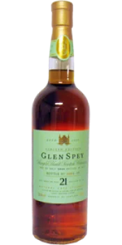 Glen Spey 21 años Whisky escocés de pura malta Cask Strength