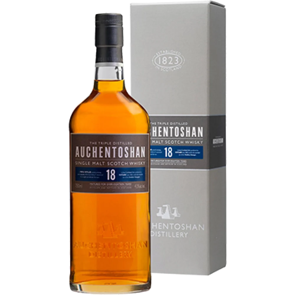 Auchentoshan 18 Year Old Single Malt Scotch Whisky - Whiskey