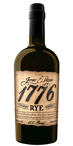 James E. Pepper 1776 Whisky de centeno puro 100 Proof