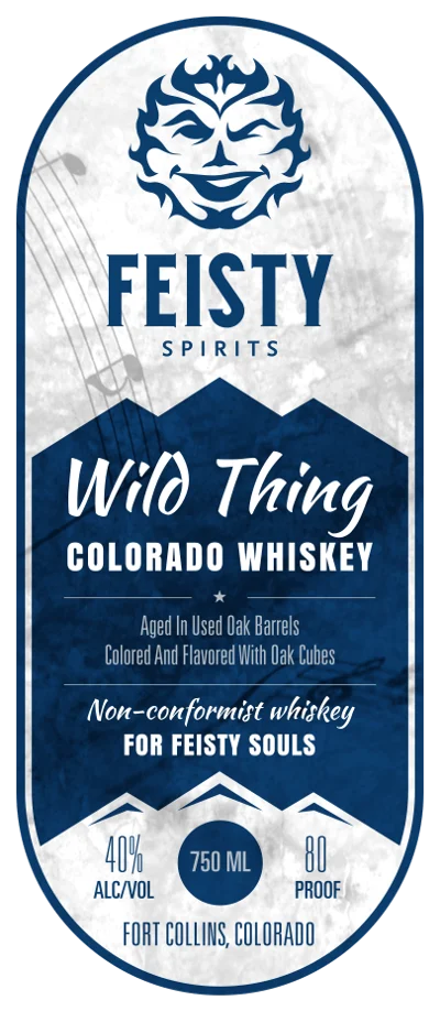Feisty Spirits Wild Thing Colorado Whiskey