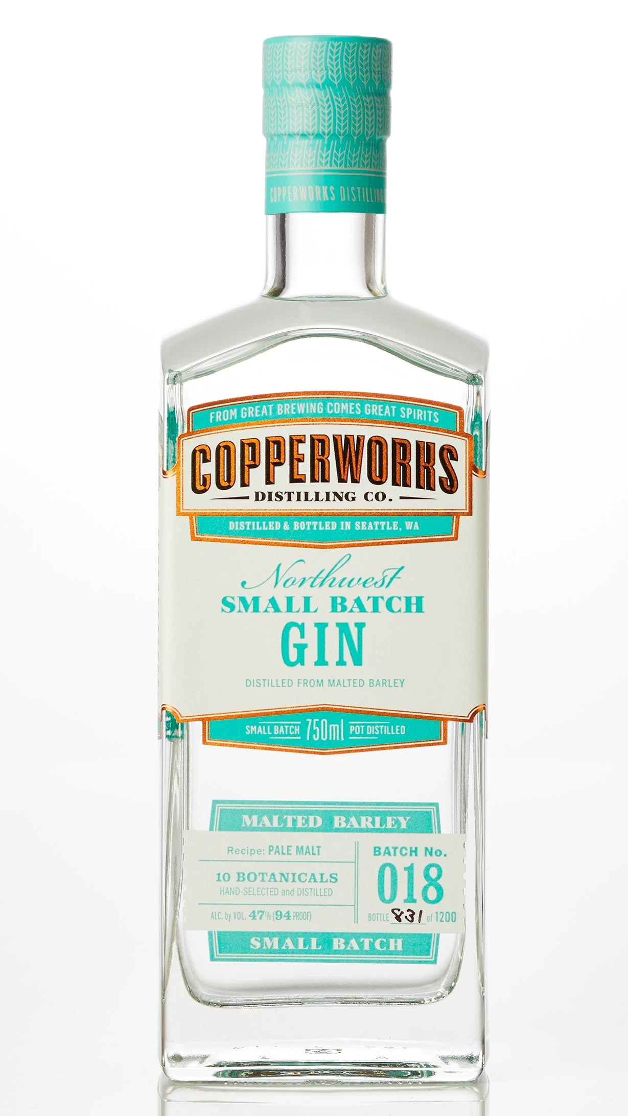 Copperworks Batch No. 18 Northwest Small Batch Gin
