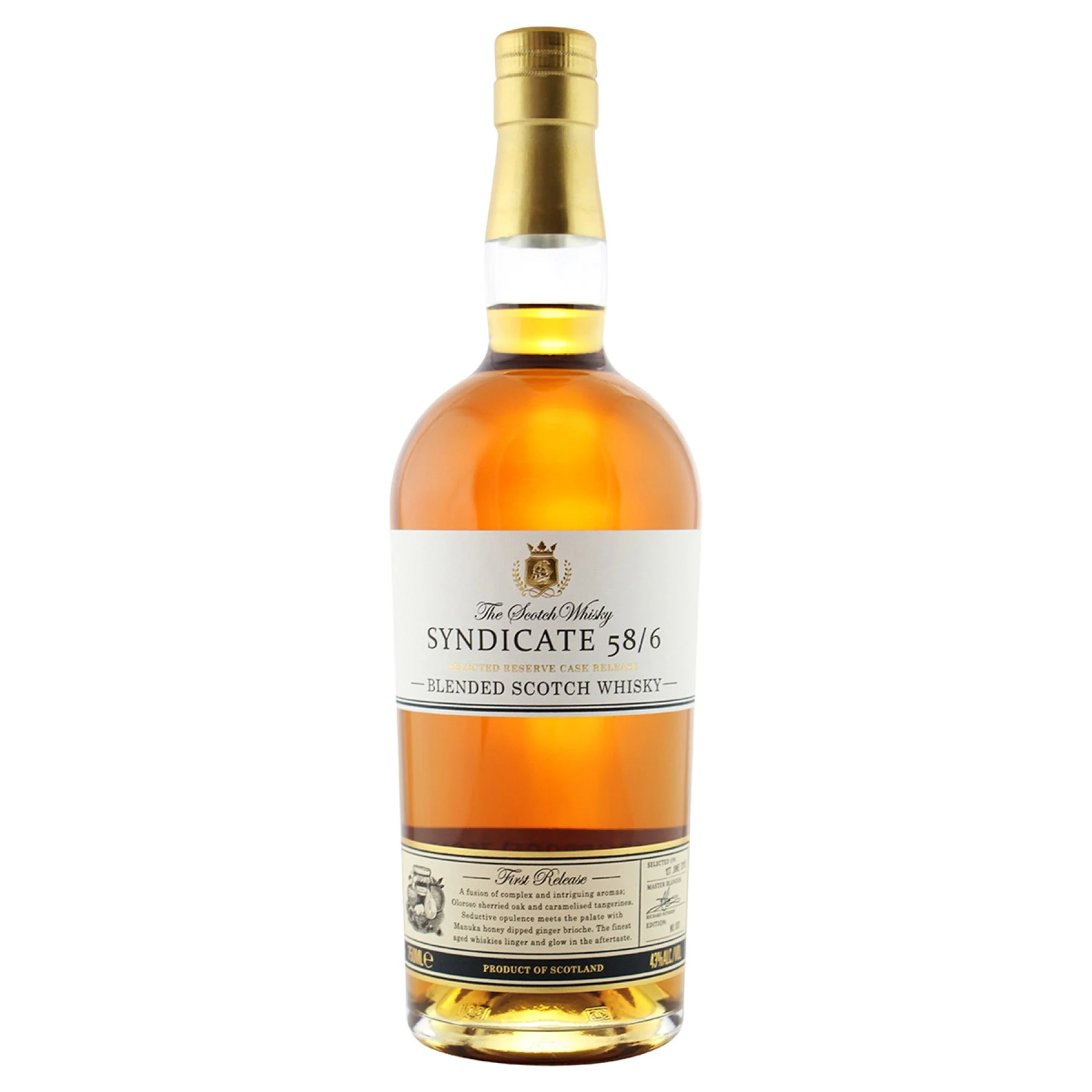 Syndicate 58/6 Premium Blended Scotch Whisky - Whiskey