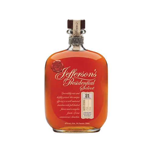 Jefferson's Presidential 21 años Select Kentucky Whisky Bourbon puro