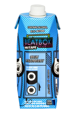 Beatbox Blue Razzberry Ready to Drink Cocktails | 500ML - Licor