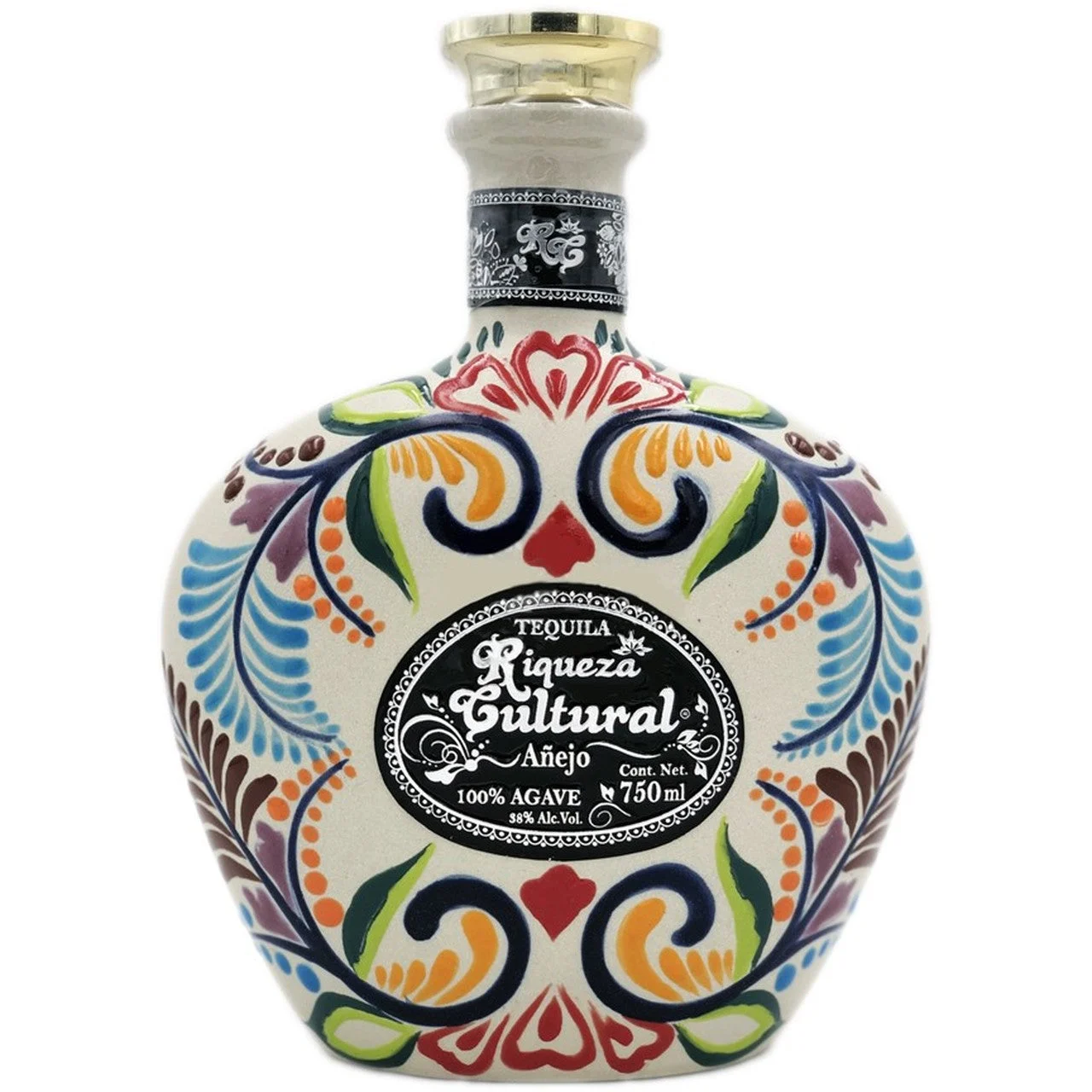 Riqueza Cultural Cerámica Añejo Tequila