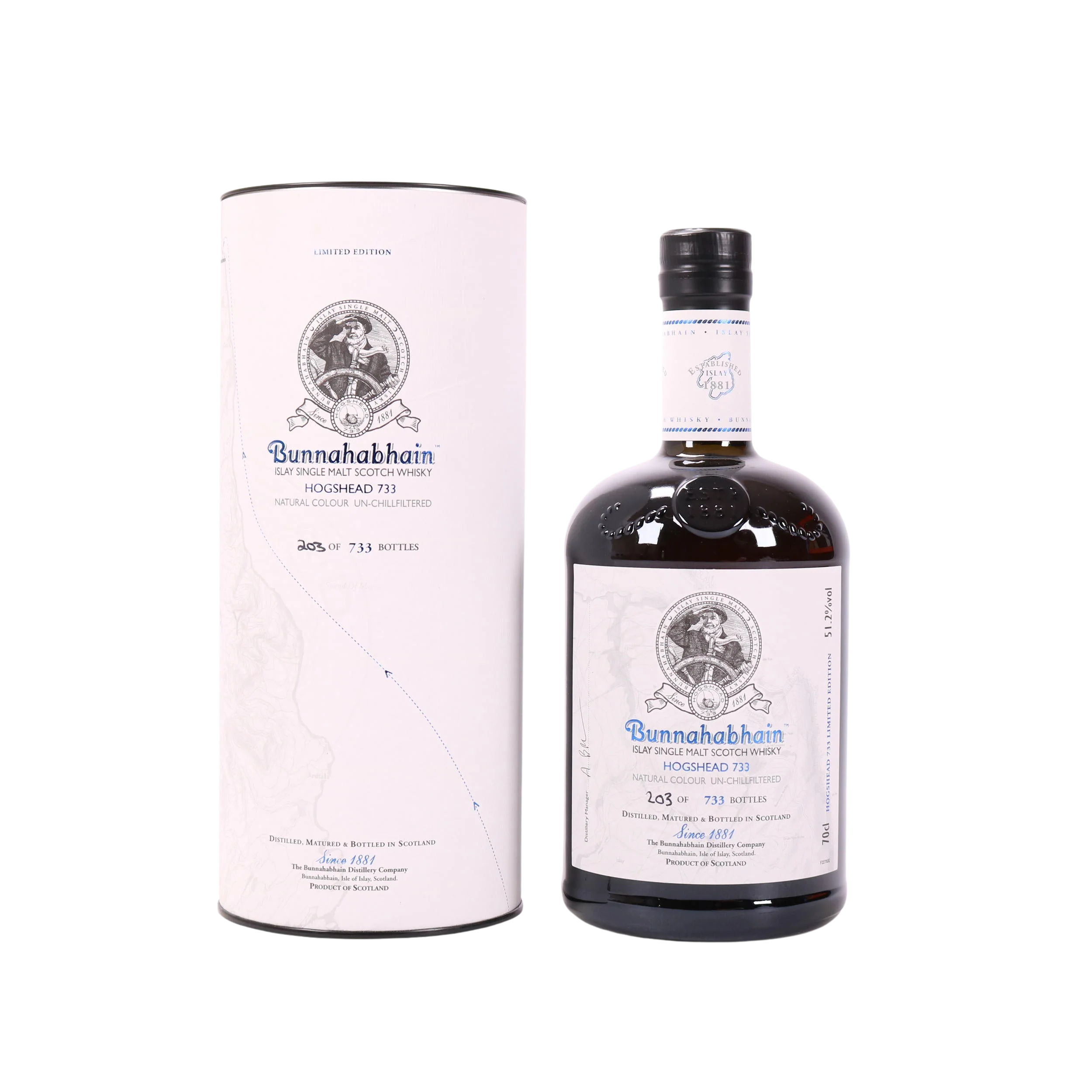 Bunnahabhain Hogshead 733 Single Malt Scotch Whisky - Whiskey