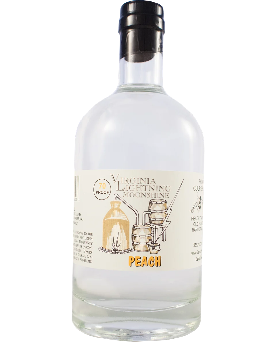 Virginia Lightning Peach Moonshine