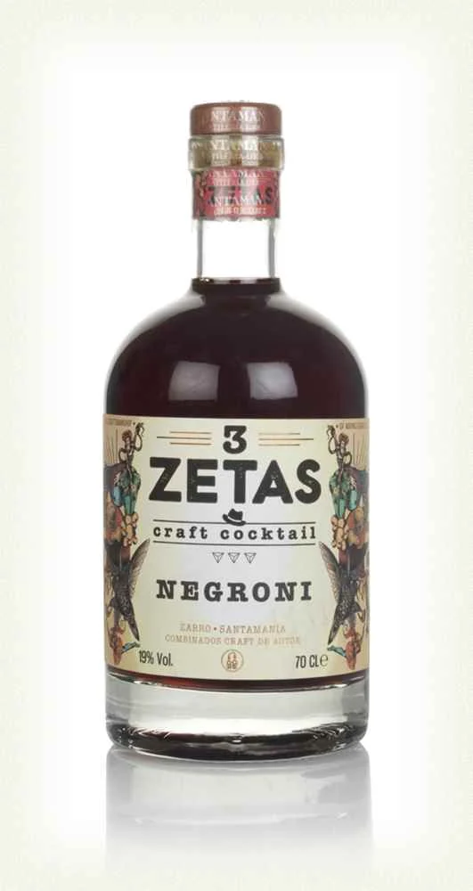 Cóctel Artesanal 3 Zetas Negroni | 700ML - Licor