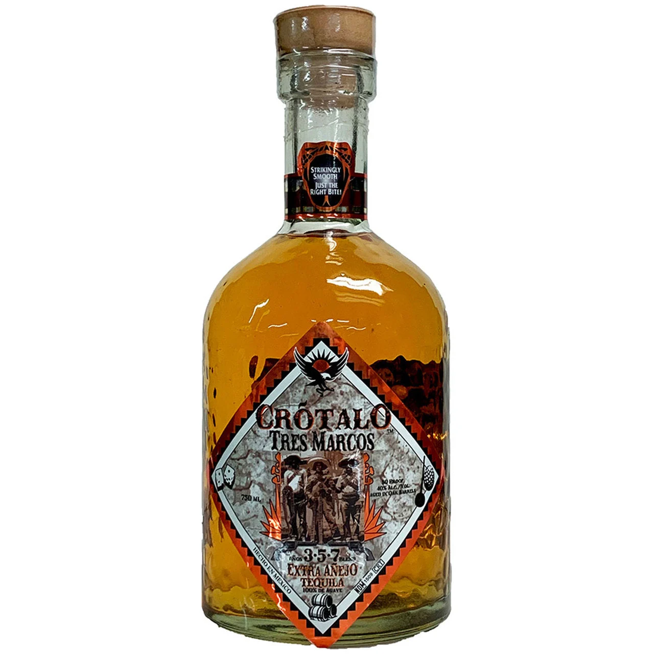Crotalo Tres Marcos 3-5-7 Extra Añejo Tequila