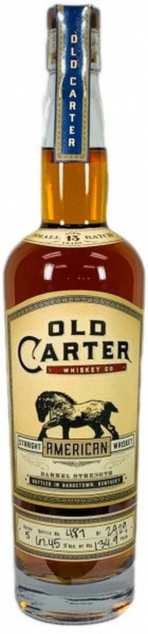 Old Carter Barrel Strength 134.9 Batch 5 American Whiskey