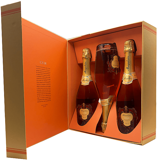 Conjunto Murganheira Czar Grand Cuvée Rose - Garrafinhas