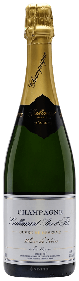 Gallimard Pére et Fils Les Riceys Blanc de Noirs French Champagne - champán