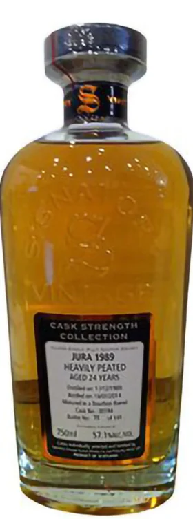 Jura 24 Year Old (Signatory Bottling) Single Malt Scotch Whisky - Whiskey