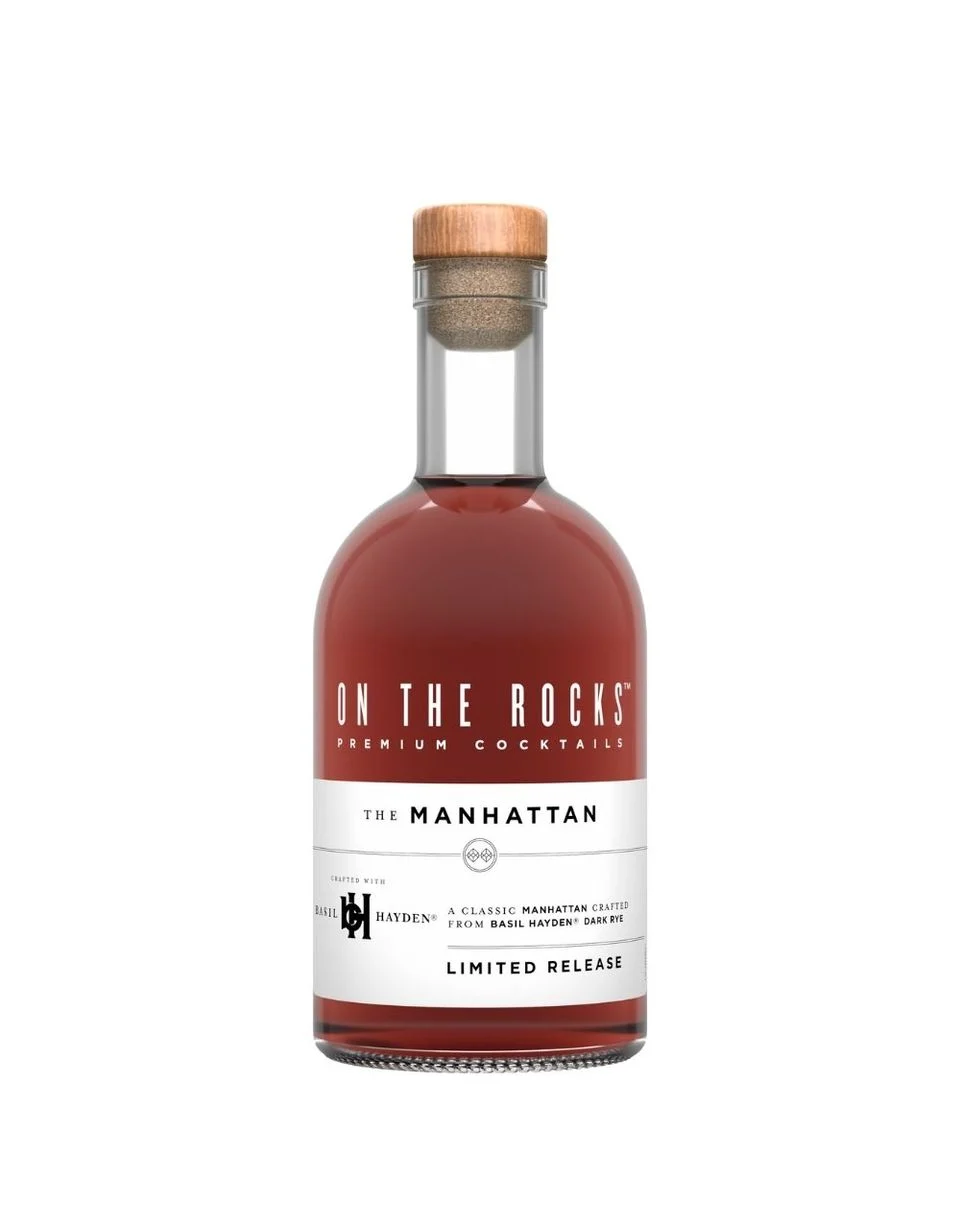 On The Rocks Cocktails Basil Hayden Dark Rye Limited Edition Manhattan Cocktail