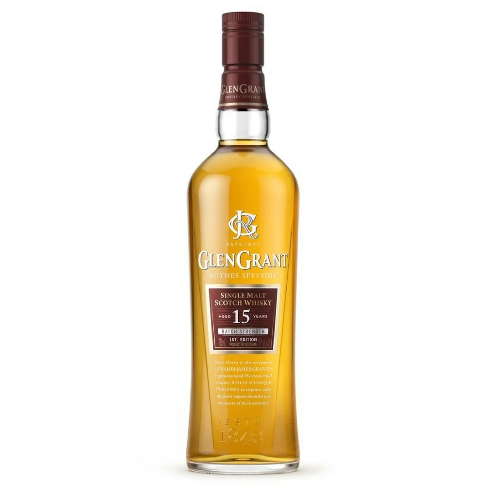 Glen Grant 15 Year Old Batch Strength Single Malt Scotch Whisky - Whiskey