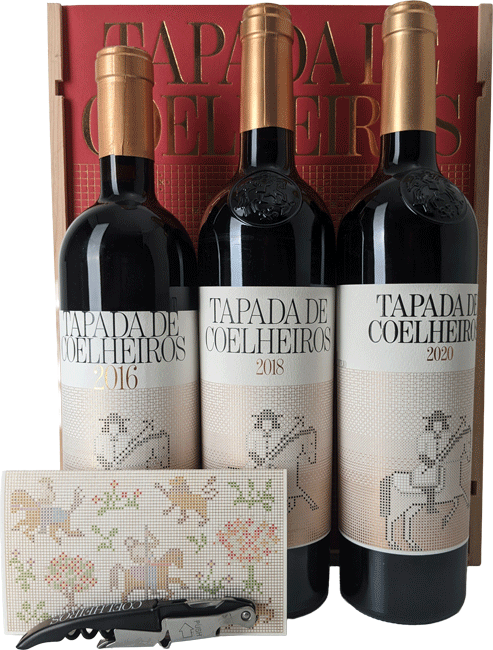 Tapada De Coelheiros Vertical (2016/2018/2020) Caixa Natal - Garrafinhas