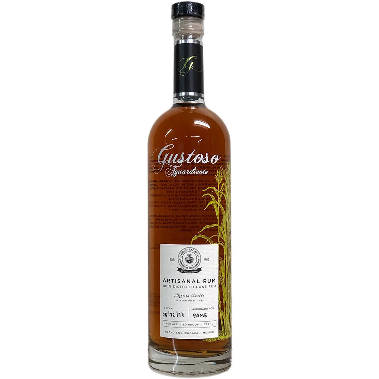 Gustoso Aguardiente Artisanal Rum