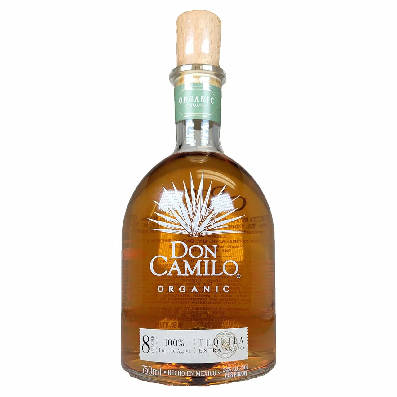 Tequila Extra Añejo Orgánico Don Camillo 8 Años
