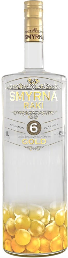 Smyrna 6 Filtration Gold Raki | 1L - Liqueur