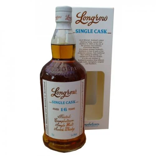 Longrow 16 Year Old Single Malt Scotch Whisky - Whiskey