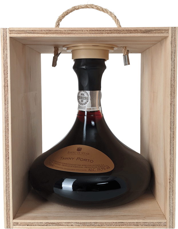 Porto Barao De Vilar Tawny Decanter (caixa De Madeira) - Garrafinhas