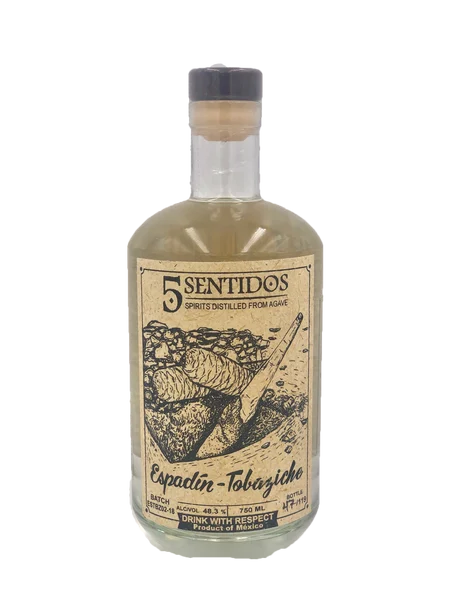 5 Sentidos Espadin-Tobaziche Mezcal