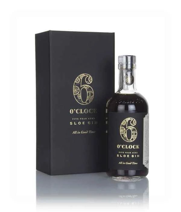 6 O'Clock 5 Year Old Sloe Gin | 350ML - Ginebra