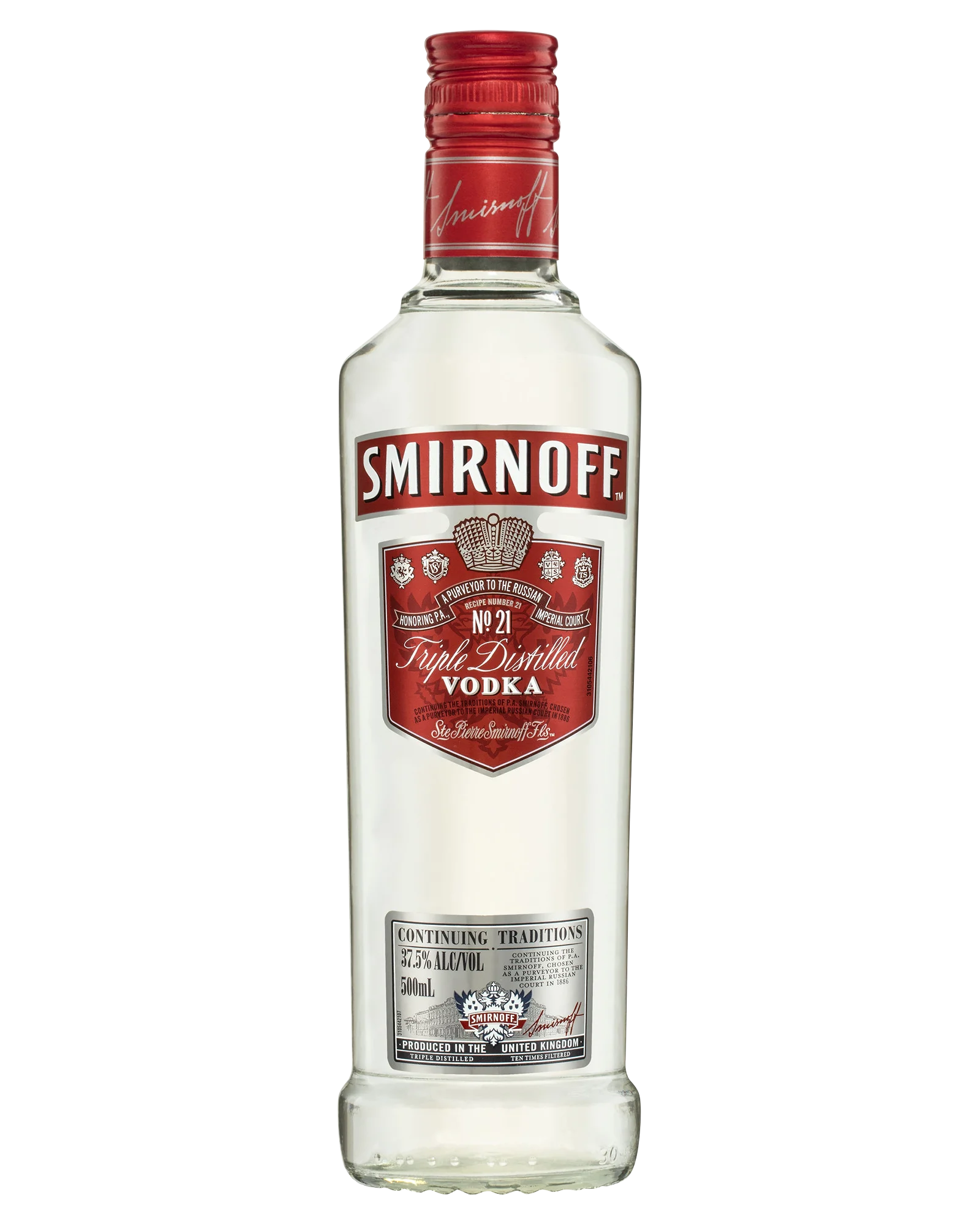 Vodka Rojo Smirnoff | 1L